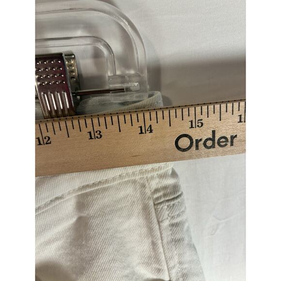 Jag Jeans Carter Mid Rise Girlfriend Size 0 White J2967CBD618 NWT NEW Stretch - Picture 8 of 9